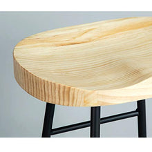 LF- Bar Stool 45/65/75 Centimetri Ferro Battuto Bar Stool Home Ristorante Bar Sedia di Legno Solido Bar Stool Bar Chair semplicità (Size : 75cm)