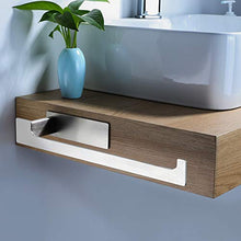RUICER Porta asciugamani da bagno, senza viti, autoadesivo, per bagno e cucina, in acciaio inox