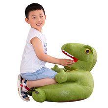 Domybest Copridivano per Bambini Senza Imbottitura Interna Seduta per Bambini a Forma di Dinosauro Poltrona per Bambini Morbida Divano per Bambini