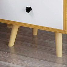 XUSHEN-HU comodino da comodino in stile retrò con 1 cassetto, cassetto, comodino moderno con cassetto, colore bianco, dimensioni: 40 x 30 x 61,2 cm