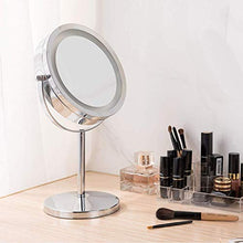 LULUTING Specchio Trucco Specchio Tabella dello Specchio Make-up LED di Specchio cosmetico Luce di retromarcia su Due Lati riempimento Lampada Luce Xuan - Vale la Pena Avere