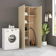 FAMIROSA Armadietto Rovere Sonoma 80x35,5x180 cm in Truciolato