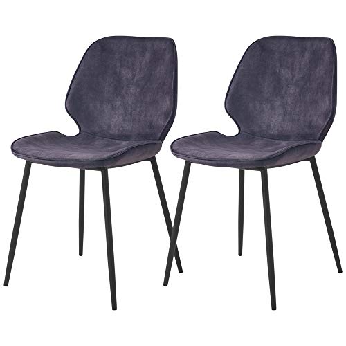 Selsey Sedie per Sala da Pranzo, Grigio, 57 x 45,5 x 85