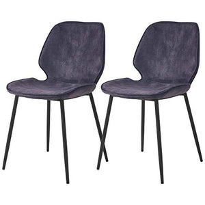 Selsey Sedie per Sala da Pranzo, Grigio, 57 x 45,5 x 85