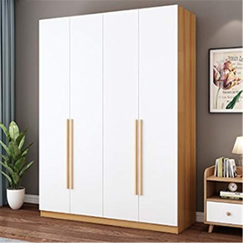 CHENSHJI Armadio Simple Modern Home Camera da Letto Assemblaggio Affitto Camera con Un Piccolo Piccolo armadietto per Bambini Armadio Anta (Colore : Beige, Size : 180x50x140cm)
