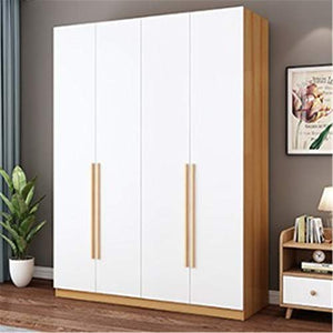 CHENSHJI Armadio Simple Modern Home Camera da Letto Assemblaggio Affitto Camera con Un Piccolo Piccolo armadietto per Bambini Armadio Anta (Colore : Beige, Size : 180x50x140cm)