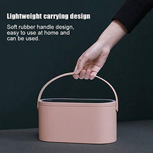 Scatola per Il Trucco Portatile Specchio per Il Trucco LED Luce di riempimento Rete di immagazzinaggio Piatta Red Travel Desktop Specchio per Il Trucco