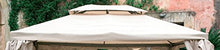 GIARDINI DEL RE Telo di Ricambio per Gazebo Sahara, Beige, 300x400x10 cm