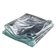 GJSN Outdoor Multiuso Incatramata Telone Antipioia Trasparente Panno Del Pvc Esterna Balcone Isolamento Linoleum, 350G / M²,2X4M