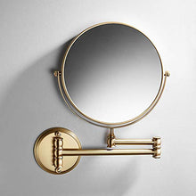 Bathroom mirror Specchio Bagno Nordico in Ottone Lente d'Ingrandimento Dorata Specchio da Parete Specchio per Il Trucco di Bellezza