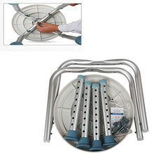 Sgabello da doccia Sedia da doccia Sgabello da doccia girevole a 360 ° Sgabello da doccia Altezza 8 Sedia da doccia regolabile per sedia da casa, sedia da scrivania, sedia da pranzo, sedia da doccia