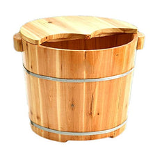 MZZYP Pediluvio barile Solido ammollo Piede in Legno Barrel la casa in Legno pediluvio Legno barile di Legno Solido Schiuma Bacino Salute pediluvio Barrel Foot Tub