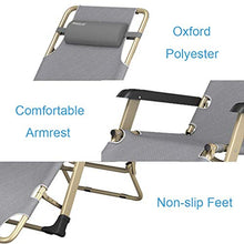 SHUAIIJUAN Sedia per il tempo libero domestico Pieghevole Poltrona reclinabile |Outdoor Garden Sdraio da spiaggia Sedia con cuscino, s sdraio sala for Giardinaggio Camping Spiaggia Patio Max.250kg