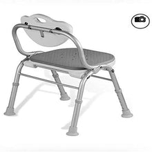 Sgabello da bagno Doccia / vasca da bagno Sgabelli lega di alluminio doccia Sedile Sgabello for / disabili Anti-Slip Anziani Mats doccia sedia regolabile in altezza con schienale 5 Bagno Sedile Heavy
