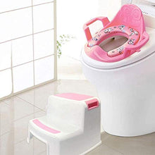 Step sgabello Piedi del bambino sgabello da bagno Sgabello da bagno slip da banco Passo Sgabello Bambino Passo Sgabello igienici Sgabello Bambino Toilet Training sedie pieghevoli ( Color : Pink )