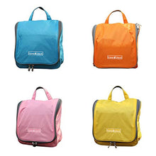 TREESTAR Pieghevole Lavaggio Borsa da Viaggio Impermeabile Custodia di Grande capacità Caso Cosmetico Borsa Cosmetica per Il Lavaggio Portatile con Gancio per Uomini Donne Che Viaggiano (Giallo)