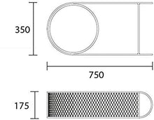 DIELUNY Specchio per Trucco Specchio per Trucco, Montaggio a Parete in Metallo con ripiano Specchio cosmetico semicircolare Doppio HD Specchio di Bellezza