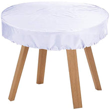 YULIAN gbdAcquisto Premio Pirata Rotondo da Giardino Tavolo Ø 105x15 cm Tavolo mobili Copertura Giardino e Patio Rotondo Polvere tovaglia Copertura Sedia 600D Oxford Panno Nero Impermeabile