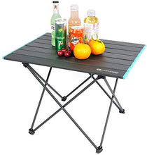 CASTOR Tavolo da Picnic all'aperto Tavolini da Picnic Tavolo da Picnic Pieghevole in Alluminio Picnic Tavolo rotolabile BBQ BBQ con Borsa per Campeggio o Giardino BBQ Party Table