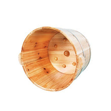 ERHANG 30 Centimetri in Legno Pediluvio Barile Pedicure Bacino di Casa Ammollo Piedi con Massaggio Perline Vasca di Salute di Mezza età E Anziani Regalo di Assistenza Sanitaria