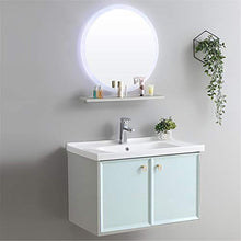 ZoSiP Set di Mobiletti Specchio e Lavabo Cabinet per bagni in Ceramica del Bacino del Bagno del Bacino del Bacino del Bacino del Bagno (Color : Gray, Size : 48x81x53cm)