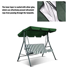 YINETTECH - Telo di Ricambio per panchina a Dondolo, 197 x 110 cm, 192 x 133 cm, 169 x 115 cm, Colore: Verde, Grün 169x115cm