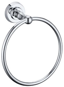 MBYW Portasciugamani Moderno Minimalista Portasciugamani Elegante per Il Bagno di Moda Anello portasciugamani con Ciondolo portacandele in Cromo e Rame  Adatto per Bagno,Cucina, Ufficio