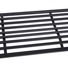 Outsunny Dondolo 2 Persone Design Classico Catene Incluse da Giardino Acciaio 132 x 63 x 58 cm Nero
