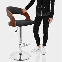 QinWenYan Sgabelli da Bar Moderna Sedia da Bar in Acciaio Inossidabile Semplice con Cuscino in Pelle Stile Nordico 360 ° Bar Sedia Girevole Sedia da Bar (Color : White, Size : Free Size)