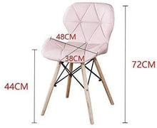 WZX Sgabelli da Bar Sedia da Bar nordica Sedia in Legno massello Creativo Sedia per Computer Sedia Imbottita in Pelle PU con Elastico Alto