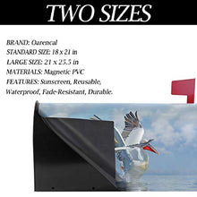 Dalmatian Pelican Blue Ocean Sky Mailbox Covers Magnetico Estate Divertente Due Uccelli Animali Giardino Giardino Cortile Casa Decor Dimensioni Standard 53,3 cm x 45,7 cm