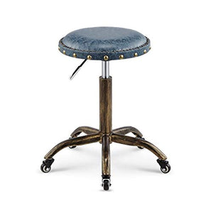 CSQ-Confortevole Multifunzionale Tavolo da Lavoro, Retro Style Indoor Tempo Libero Sgabello Barber Shop Beauty Sgabello Facile da spostare Bar Stool Mobili Decorativi (Color : B)