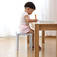 Niduo Bear Sgabello Basso Multifunzione, Scarpe da Cambio Domestico Sgabello Sgabelli per Bambini Sgabelli da Bagno Rimovibile Banco da Bagno Facile da Pulire 4 PCE,Grigio