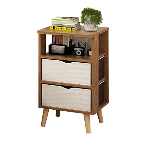 Comodini Decorazione Semplice Assemblea Domestica Addensare da Terra Storage Box Doppio pompaggio Studio Multifunzione Locker da Letto Soggiorno Corridoio MUMUJIN (Color : Cherry Wood)