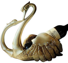 LXH-SH Cremagliera del Vino Nana Wine Rack Mestieri della Resina Coppie Europee Swan armadietto del Vino cremagliera Decorazione Vino Decorazioni Vino Creativo cremagliera scaffali Vino contatore