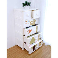 Miwaimao Armadietto impermeabile 60 x 40 x 117,5 cm camera da letto soggiorno finitura armadio armadio cassetto contenitore ordinato
