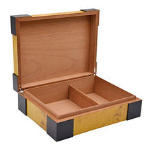 CLJ-LJ General Cigar Pacchetto Nero Giallo Cucitura Legno di Cedro humidor in Legno Scatola