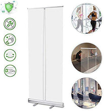 KMILE Partizioni Roll Roll Up Sneeze Schermo, Protezione Protezione, Schermo, distanziamento Sociale, Salone, Ristorante, Pub, divisori per Unghie per Unghie (Size : 100x200cm(39.4x78.7in))