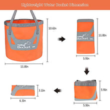 Idefair Secchio d'Acqua Pieghevole 20L,Contenitore Pieghevole per l'acqua Pieghevole Secchio da Campeggio per Viaggi all'aperto Escursionismo Pesca Giardinaggio Lavaggio Auto