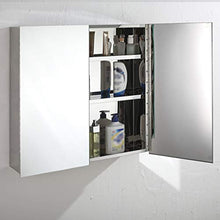 HSRG Armadietto dei medicinali in Acciaio Inossidabile, Mobile Bagno sospeso a Parete con 2 Ante, per WC, Bagno, Balcone (Size: 600 * 600 * 130mm)