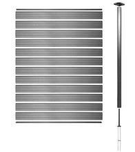 Mendler Pannello supplementare frangivento Privacy Sarthe WPC Alluminio Premium 185cm Grigio