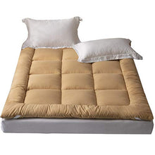 QXTT Materasso Letto Futon Matrimoniale E Singolo Pieghevole E Arrotolabile Materassi da Terra Alto 10cm Futon Trapuntato Salvaspazio per Campeggio Balconi Picnic,Yellow-90 * 200cm