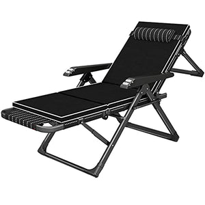 Lettini Pieghevoli Lettini Prendisole Patio Lounge Chair per Adulti | Sedia da Ufficio Reclinabile con Poggiapiedi | Sedie a Sdraio da Esterno Imbottite