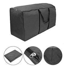 Keyohome Borsa per Cuscini da Giardino per Mobili Resistenti Borse da Viaggio Borsa da Trasporto Custodia Organizer con Maniglie per Casa e Patio Albero di Natale (122x39x55cm)