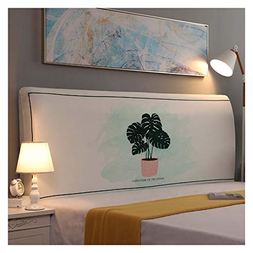 JHWSX Fodere per Testiera Letto, Fodere per Testiera Letto, Fodere per Testiera, Antipolvere, Fodere per Materassi, Fodere per Camerette Copritestata Elastico all-Inclusive (Color : 2, Size : 2m)