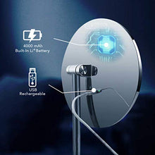 Specchio Cosmetico a Led per Trucco Con Mini Ingrandimento 5X Specchio Magnetico USB Ricaricabile Touch Screen Sensore DI Luminosità Luminosità Regolabile Intelligente Cordless Specchio Da 8,5 Pollici