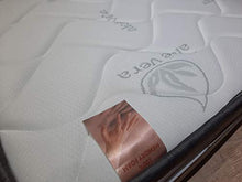 SARDAMATERASSI Letto piazza e mezza con box contenitore bianco ELEGANT + materasso piazza e mezza 120x190 memory foam+coppia guanciali in fibra 3D