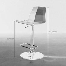 ZWJ-Sgabello da bar con schienale e pedale, sgabello da bar per colazione, altezza regolabile girevole a 360 gradi, telaio rotondo stabile (dimensioni: marrone)