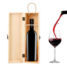 Omabeta Custodia per Vino retrò in Legno Naturale per Gli Amanti del Vino per Hotel