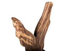 Beliani Figura Decorativa in Legno di Pino a Forma di Ali Moderna 22 x 35 cm CIVAL